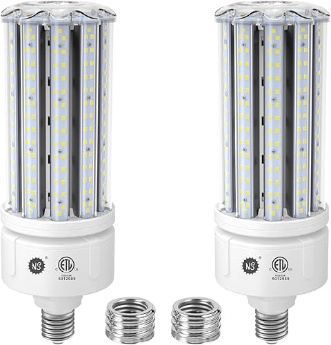 Miniatura 7 de NS Dos bombillas LED A19 de 60 W, luz diurna de 9000 lm (5000 K) | Sensor de movimiento + encendido y apagado automático del atardecer al amanecer |