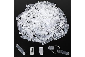 100Pcs Plastic Keychain Clear Acrylic Keychain Clips Plastic Snap Jump Rings Keychain...