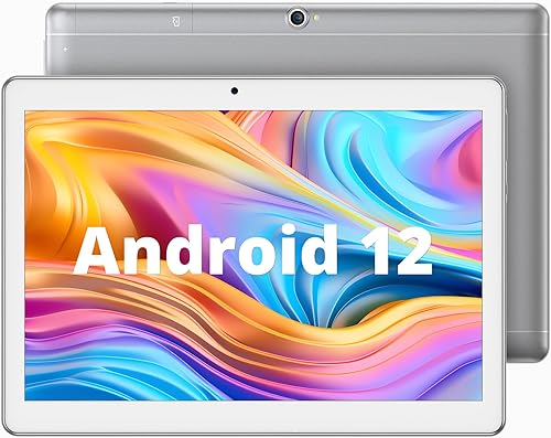 Miniatura 1 de Bloc de notas K10 - Tableta Android de 10 pulgadas con almacenamiento de 32 GB, almacenamiento expandible de 256 GB, tableta Android 12, procesador