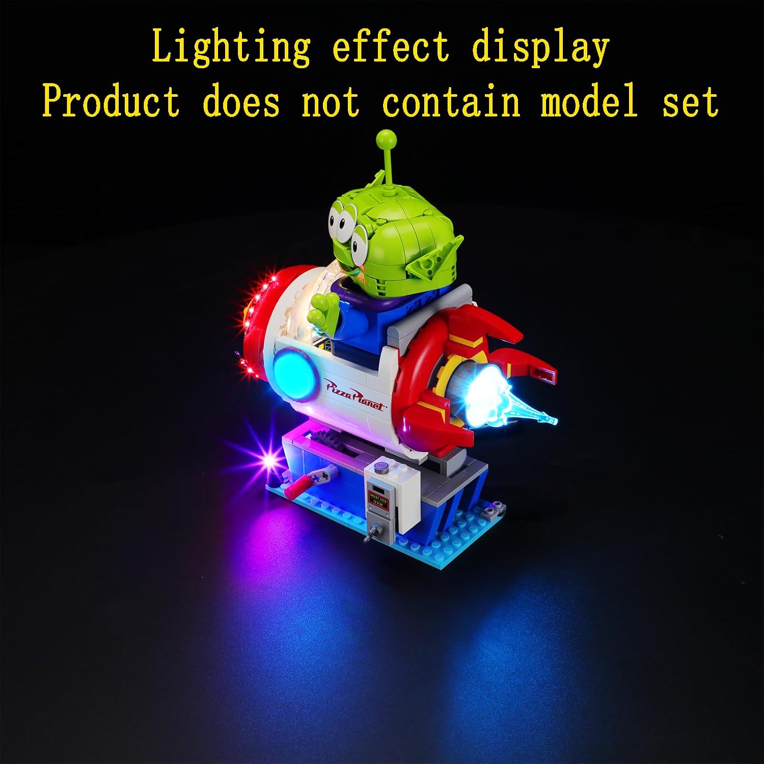 GEAMENT LED Light Kit Compatible with Alien with Pizza Planet Rocket Ride