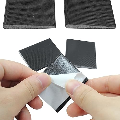 Miniatura 3 de Hitefu 14 sellos de esquina de puerta, sello autoadhesivo para marco de jamba de puerta, burlete y protección contra corrientes de aire, sello de