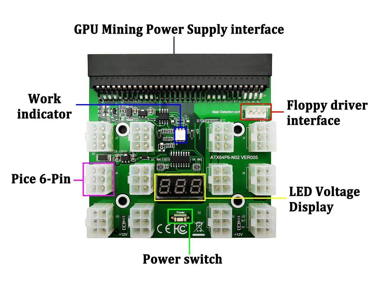 Amazon.com: Tekit Ethereum Mining ETH ZEC LTC 1200W/750W Server