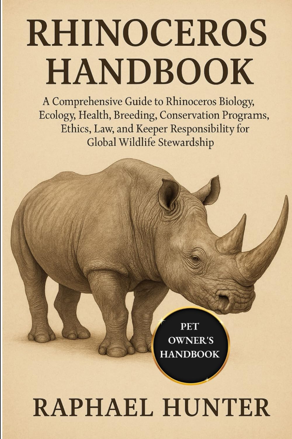 RHINOCEROS HANDBOOK: A Comprehensive Guide to Rhinoceros Biology, Ecology, Health, Breeding, Conservation Programs, Ethics, Law, and Keeper Responsibility for Global Wildlife Stewardship