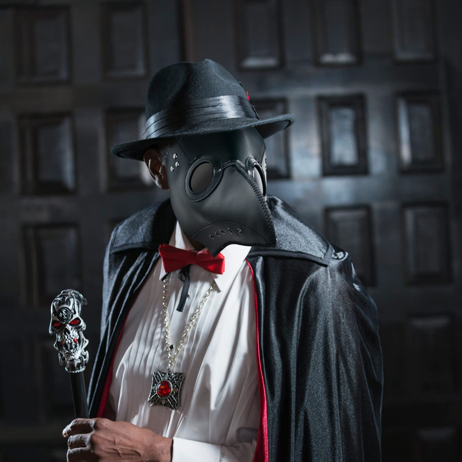 Plague Doctor Mask,Plague Doctor Costume,Halloween Mask,Human Skull