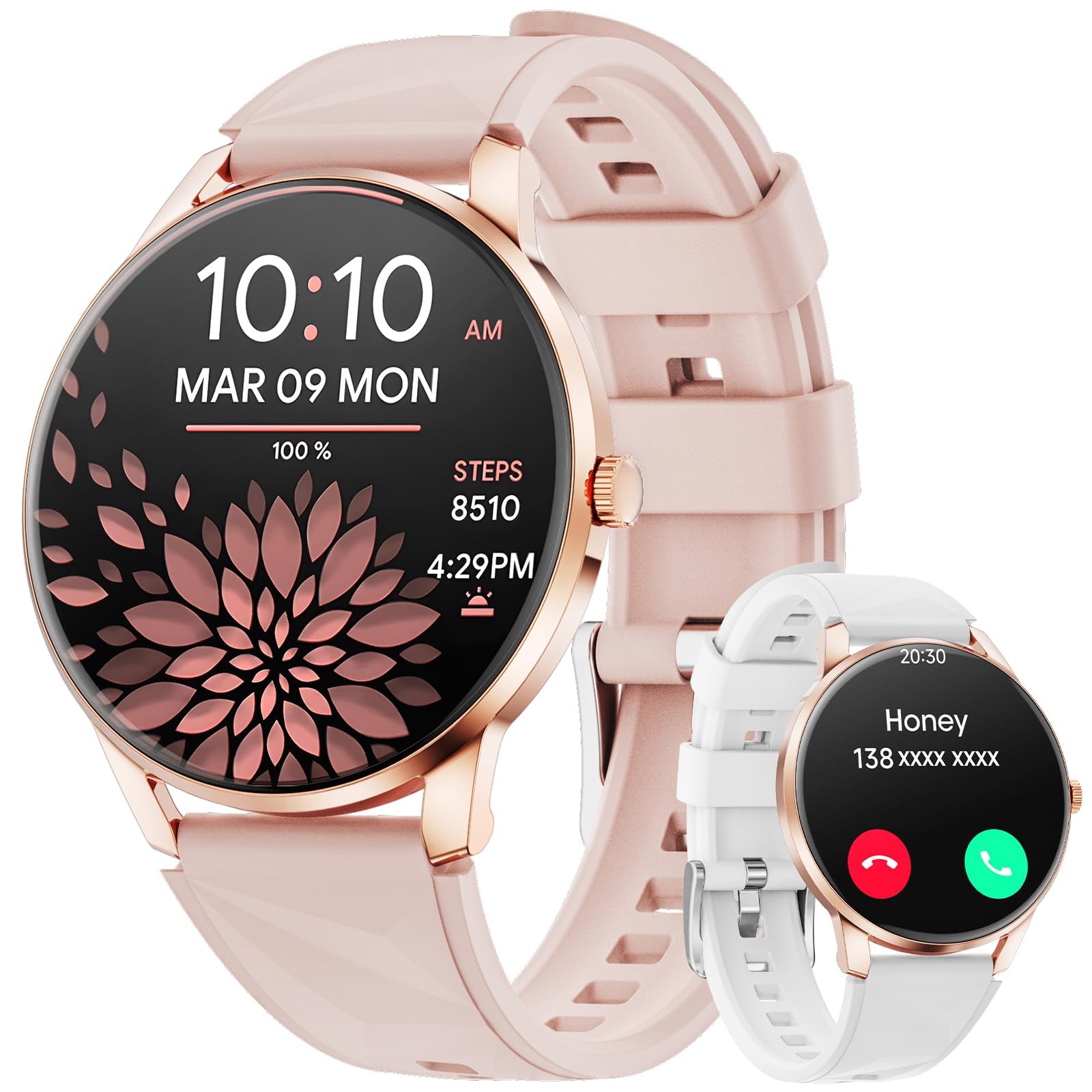 Photo 1 of ***Doesn’t work****Karchilor Smart Watch for Women, 1.32'' AMOLED Smart Watch with Bluetooth Calls(Answer&Make), Heart Rate, SpO2, Sleep Monitor, 110+ Sport Modes Fitness Tracker for Android/iPhone
