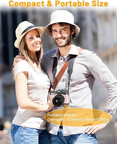 Miniatura 6 de VJIANGER Cámara digital4K de videoblogs para YouTube de 48megapíxeles para fotografía y video con pantalla giratoria, enfoque automático, zoom