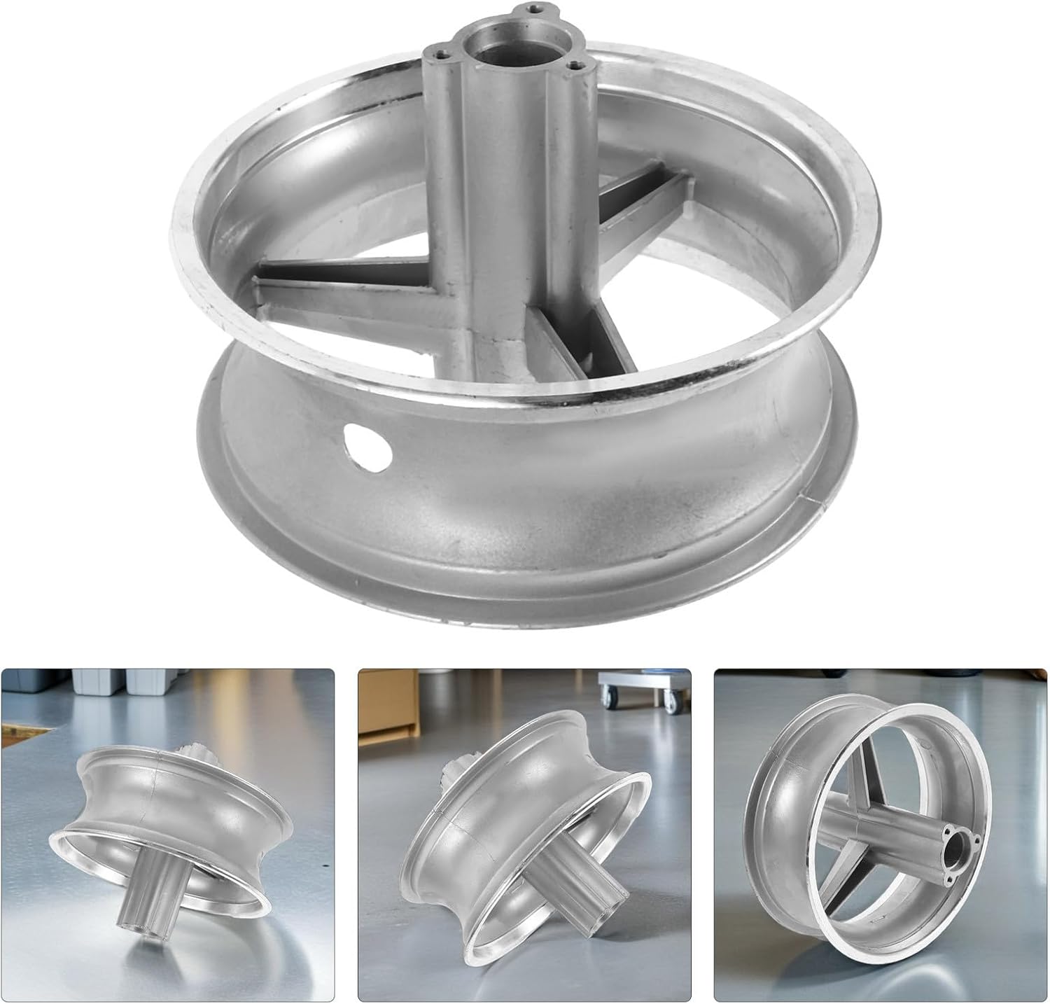 47cc Aluminum Rear Mini Motorbike Rim Stroke Bikes Lightweight Wheel for Enhanced Traction and Stability Various Terrains