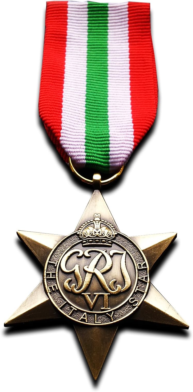 Italy Star WW2 Military Medal British Commonwealth Sea and Land Service Replica