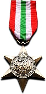 Italy Star WW2 Military Medal British Commonwealth Sea and Land Service Replica