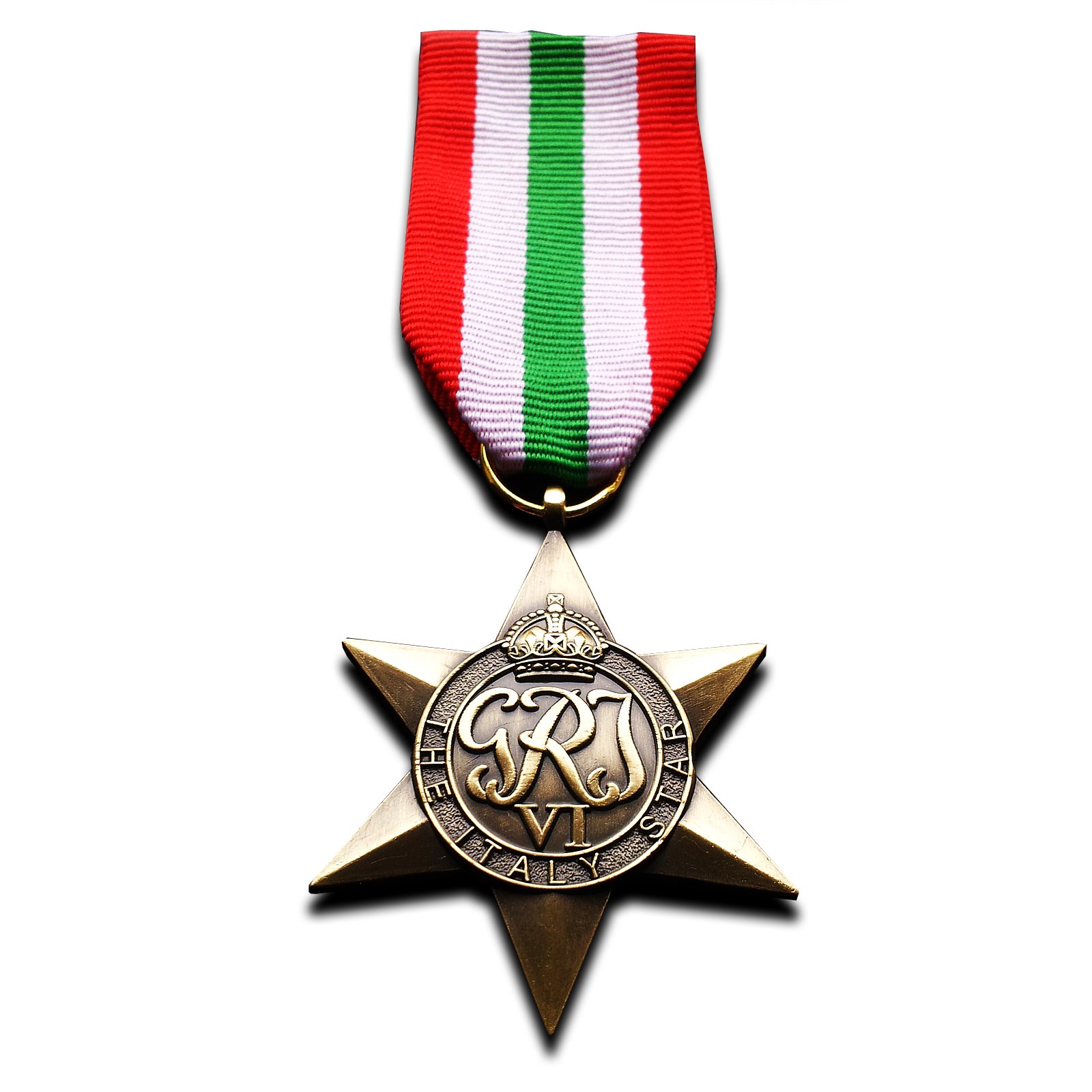 Italy Star WW2 Military Medal British Commonwealth Sea and Land Service Replica