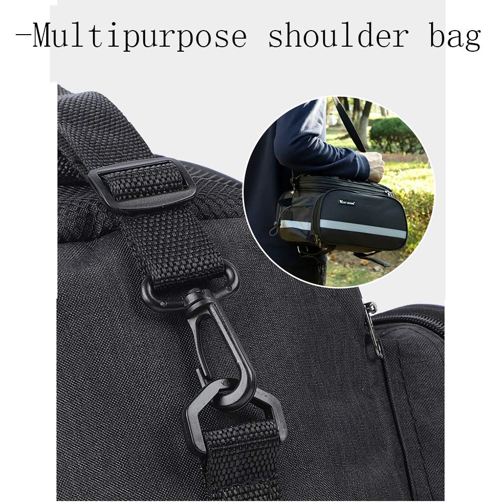 Fahrrad-Gepäcktasche, Fahrrad-Hecksattel-Gepäcktasche, 20 l wasserdichte Fahrradtasche, geeignet für Mountainbikes, Rennräder, Freizeiträder, Klappräder usw.