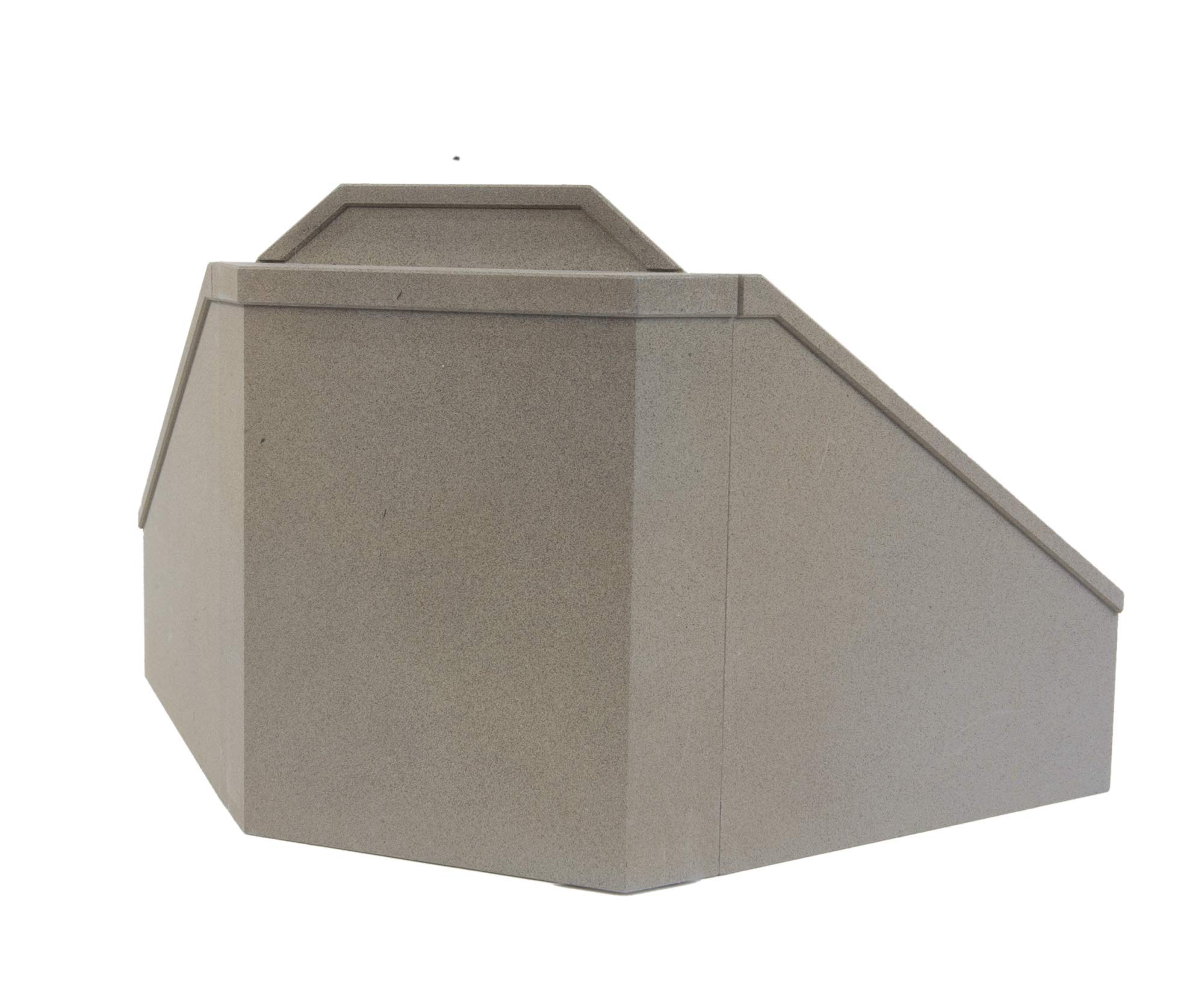 Walthers Cornerstone 933-4553 Double Track Railroad Bridge Concrete Abutments (2) Kit