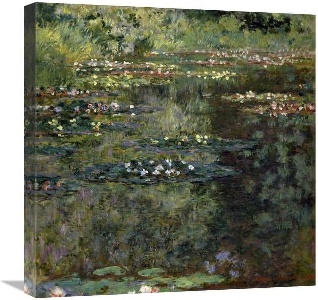 22 in. Pool with Waterlilies, 1904 Art Print - Claude Monet