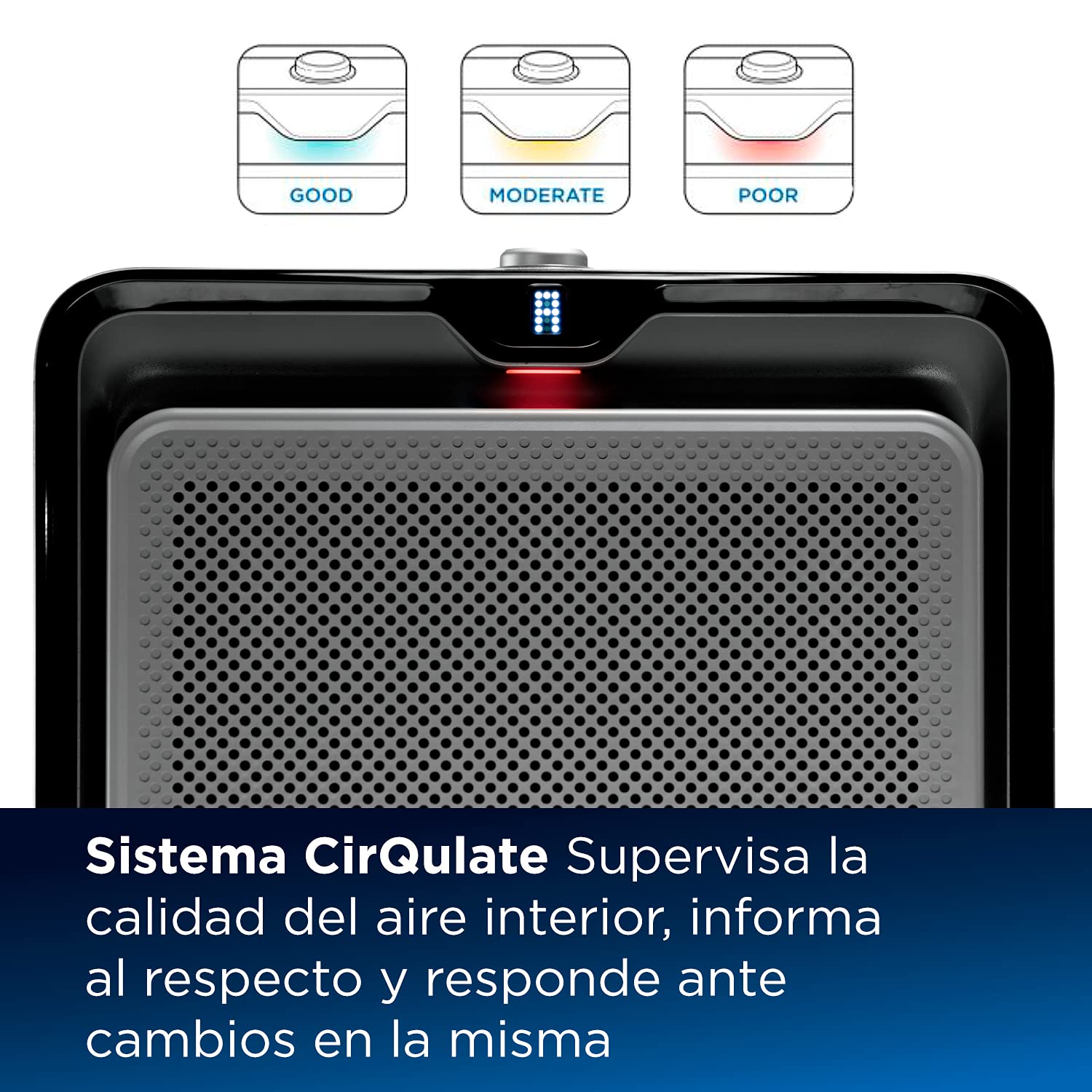 AirCare220 de BISSELL | DETECTA Y LIMPIA LOS CONTAMINANTES Y OLORES DOMÉSTICOS | Purificador de aire | 3001N