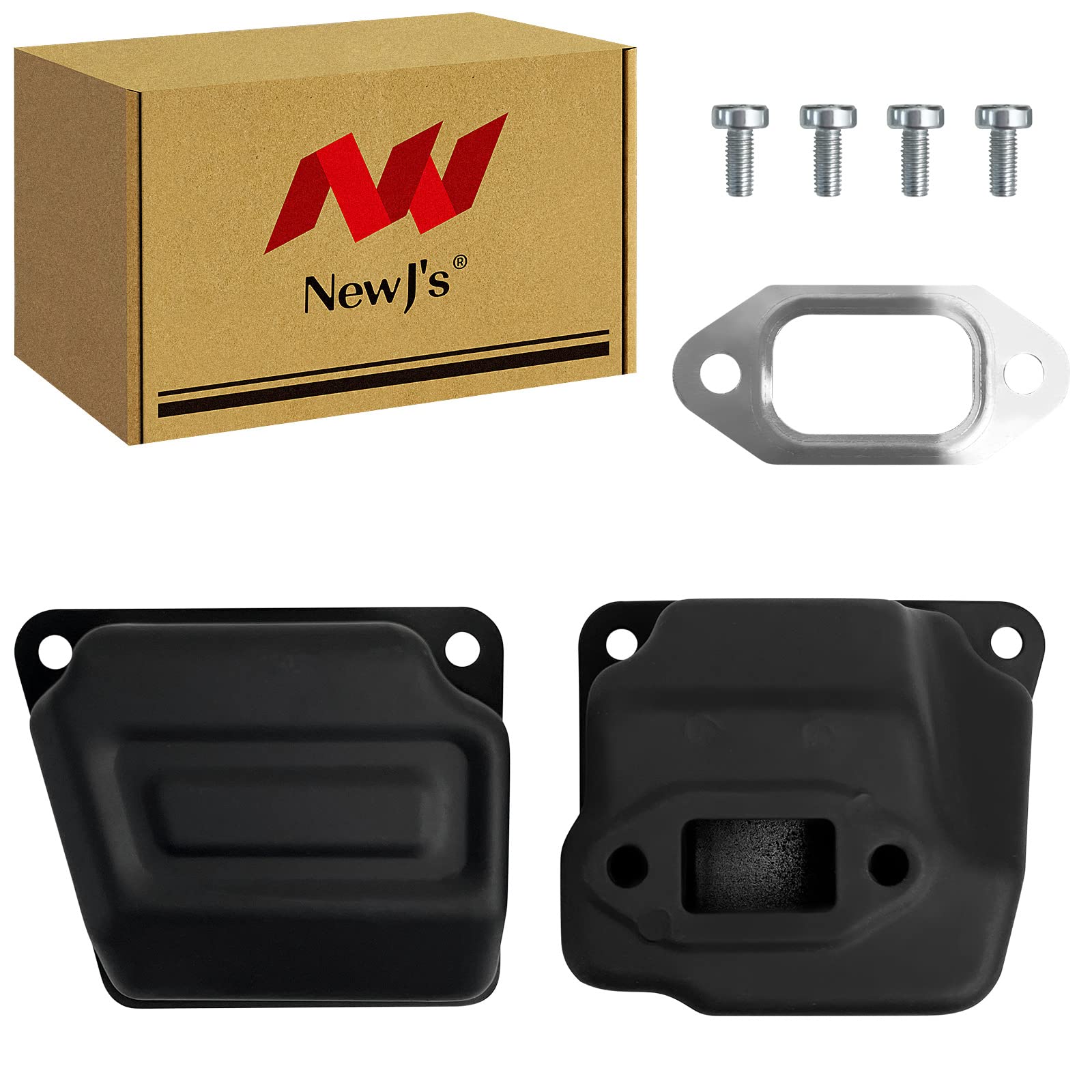 NewJ's Exhaust Muffler with Gasket Bolts Fit for STIHL 024 026