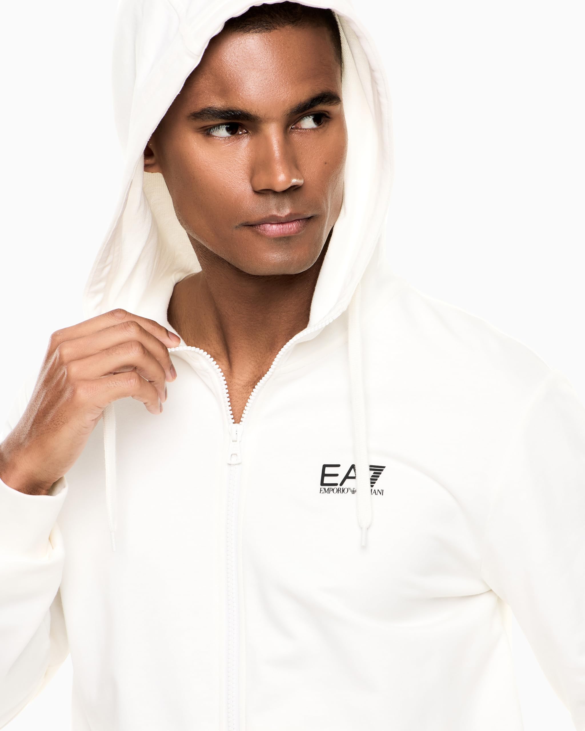 Emporio Armani EA7 Tuta Estiva da Uomo Core Identity in Cotone Garzato, 8NPV63