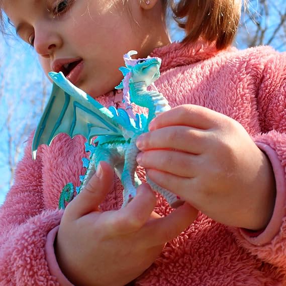 Safari Ltd. Princess Dragon Figurine - Detailed Enchanting 5.5 Model Figure - Fun Fantasy Play Toy for Boys, Girls & Kids Ages 4+