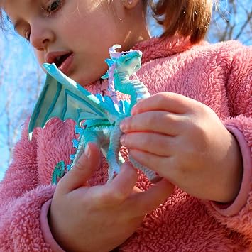 Safari Ltd. Princess Dragon Figurine - Detailed Enchanting 5.5 Model Figure - Fun Fantasy Play Toy for Boys, Girls & Kids Ages 4+