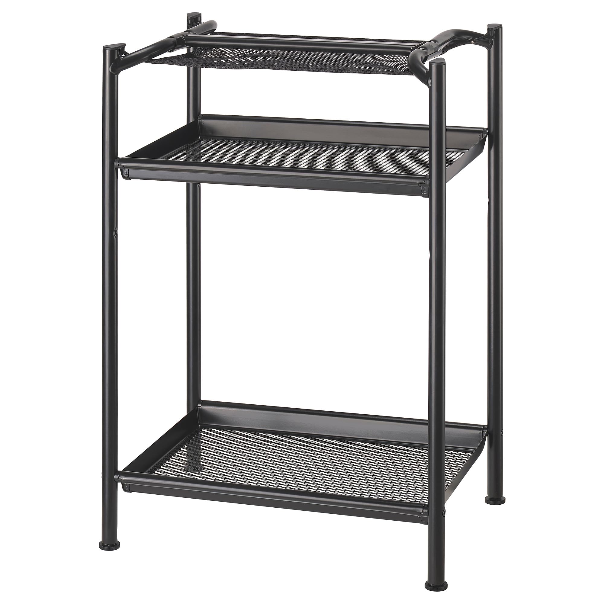 Pied de table avec rangement ProTuning SPÄND en acier noir au design architectural