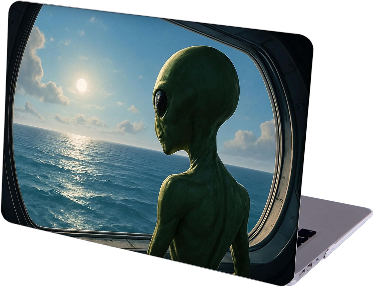 Compatible with MacBook Neo 13-inch, Hard Shell Case with Keyboard Cover and Screen Protector (A3404 A18 Pro chip, 2026 Release) - Aliens MC22398
