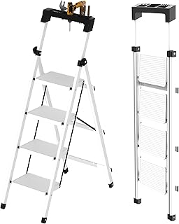 JOISCOPE 4 Step Ladder Folding with Handrail ...,