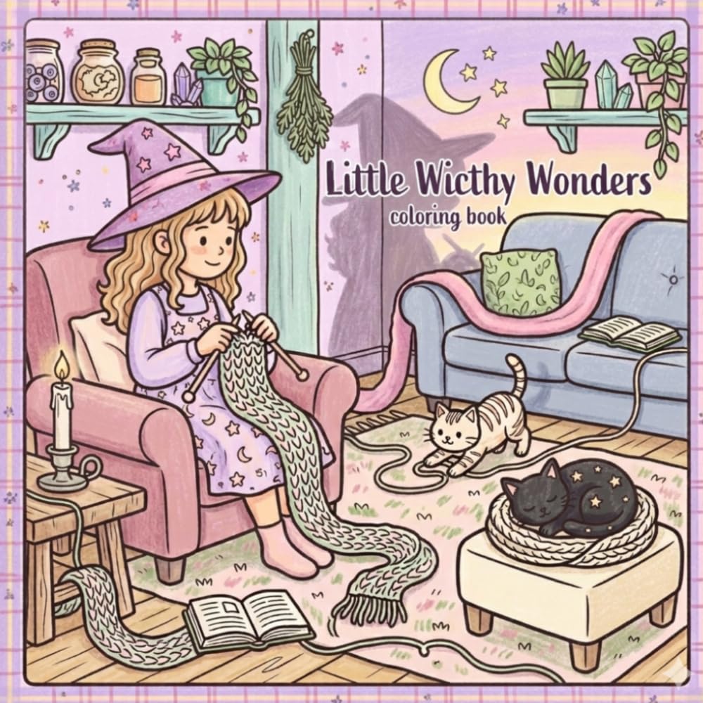 Little Witchy Wonders: Coloring book