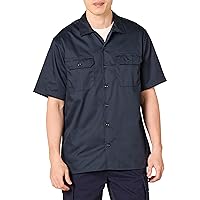 Amazon Essentials Camicia da Lavoro a Maniche Corte Antimacchia e Antipiega Uomo