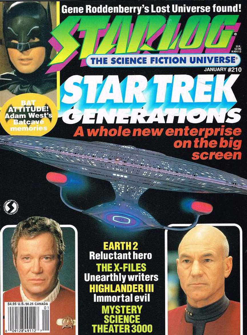 Cover of Starlog, January 1995