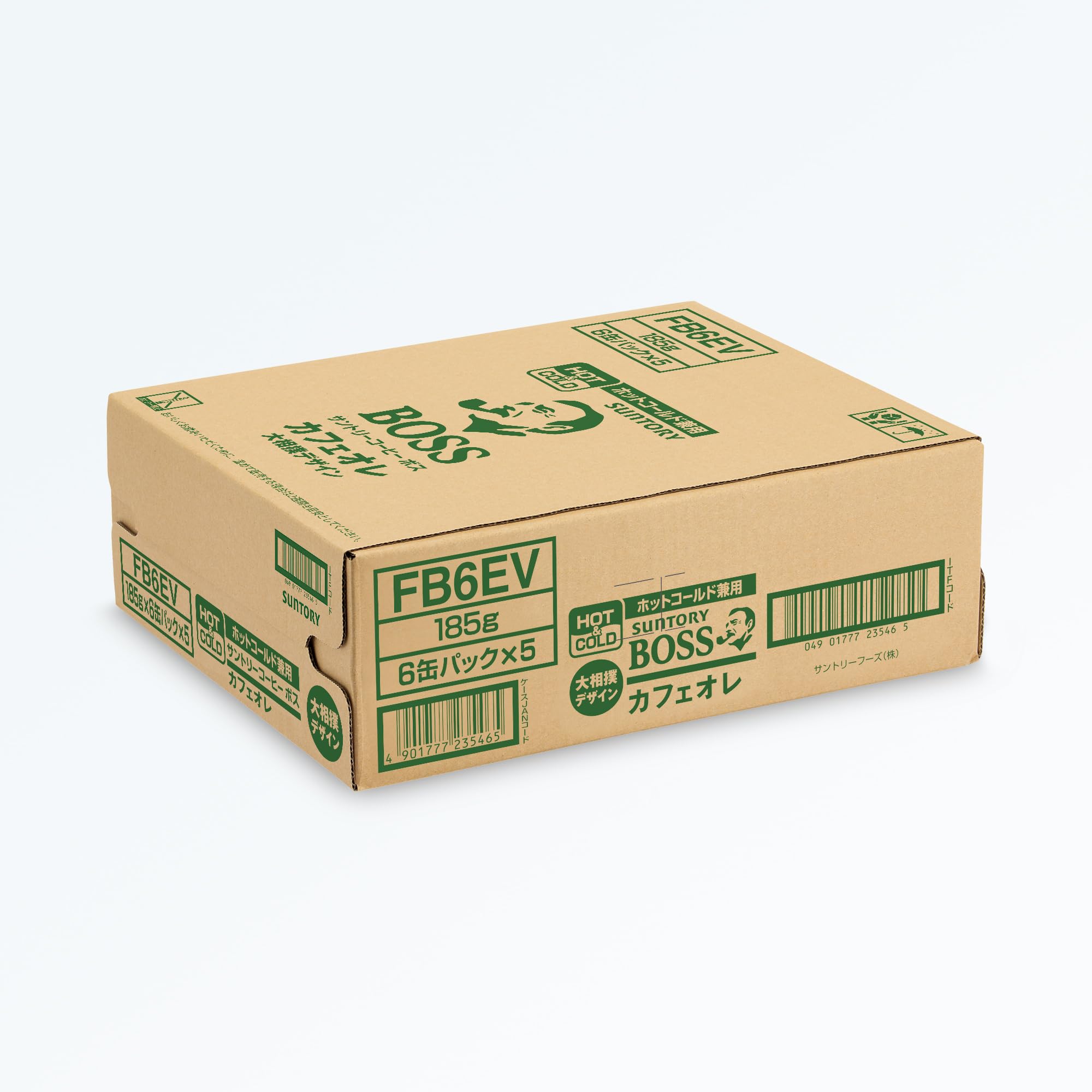 Amazon.co.jp: サントリー ボス カフェオレ (185g×6缶)×5個 : 食品