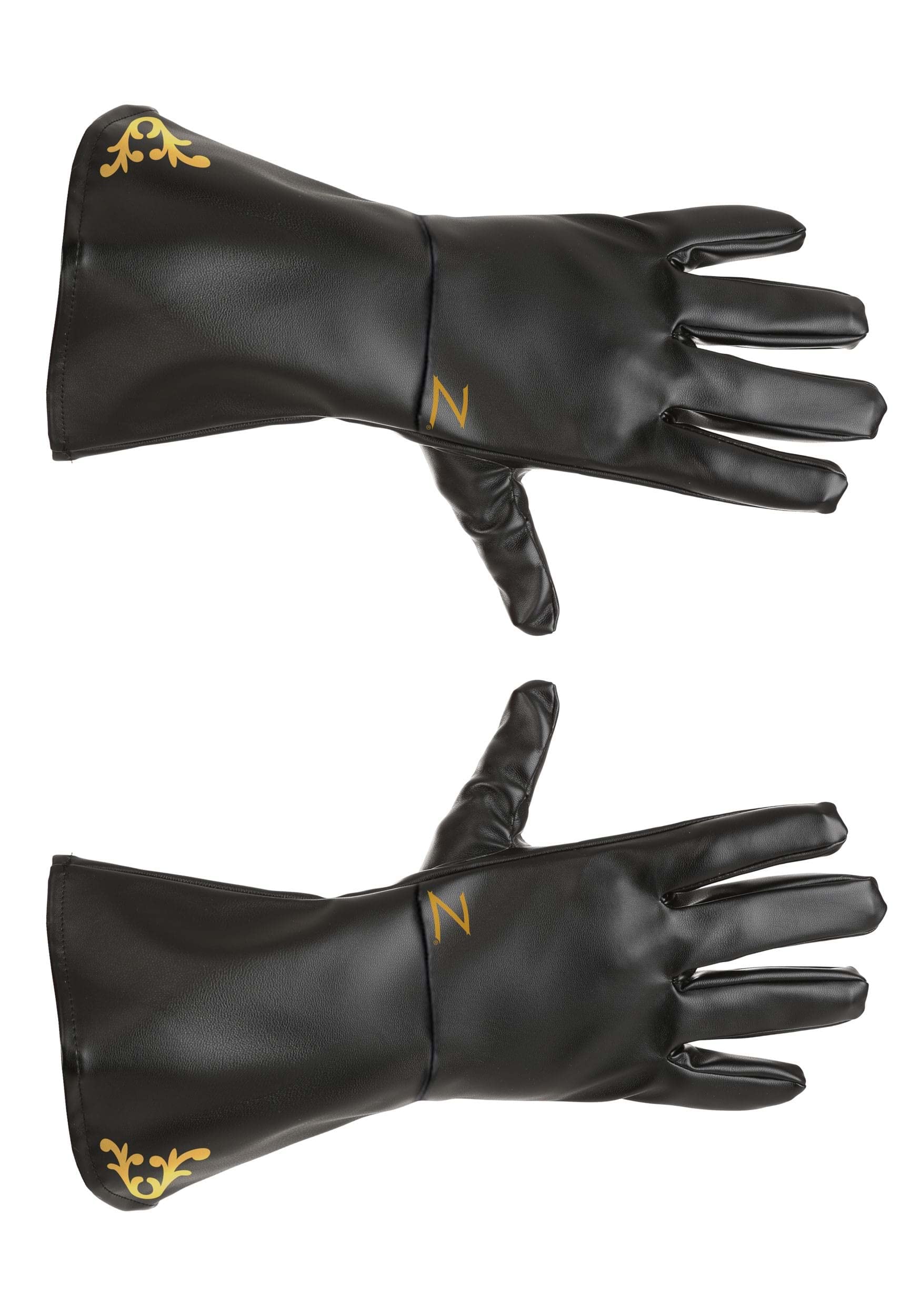 Fun Costumes Adult Deluxe Black Zorro Gloves Standard