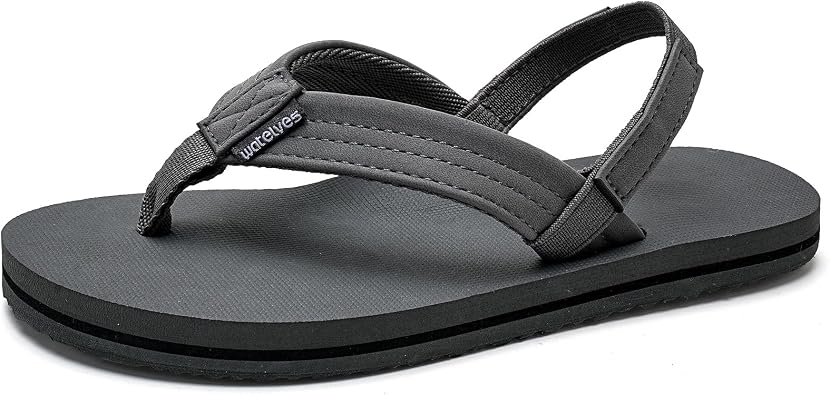 WateLves Toddler Flip Flops Girls Boys Sandals Shoes Kids Slip on Summer Sandals for Bath Shower Beach Pool Toddler/Little Kid/Big Kid