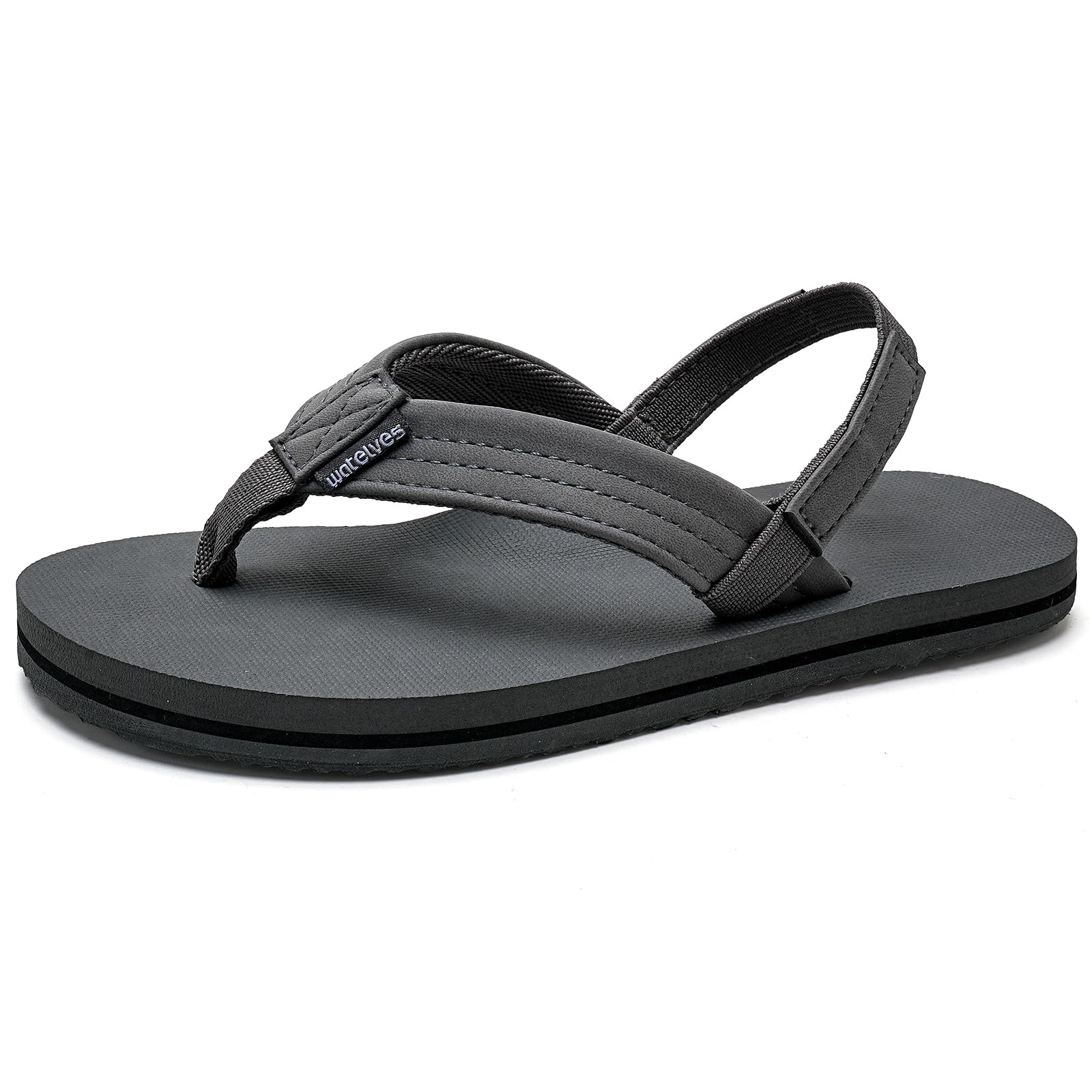 WateLves Toddler Flip Flops Girls Boys Sandals Shoes Kids Slip on Summer Sandals for Bath Shower Beach Pool (Toddler/Little Kid/Big Kid)