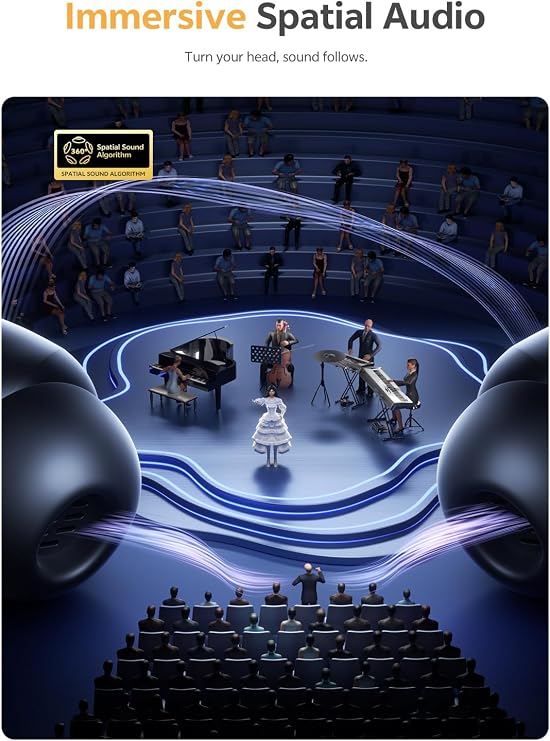 MeloBuds N65-6.0 Bluetooth Kulaklık Hi-Res LDAC 60 dB Adaptif ANC - Eller Serbest, 45 ms