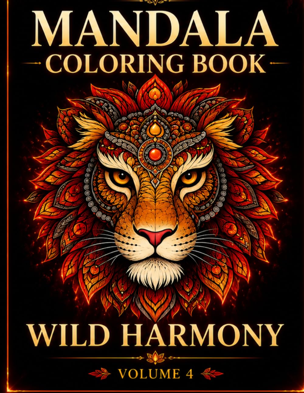 Mandala Coloring Book – Volume 4: Wild Harmony: Extreme Detail Animal Mandalas for Experienced Colorists and Deep Relaxation (Mindful Mandalas Collection)