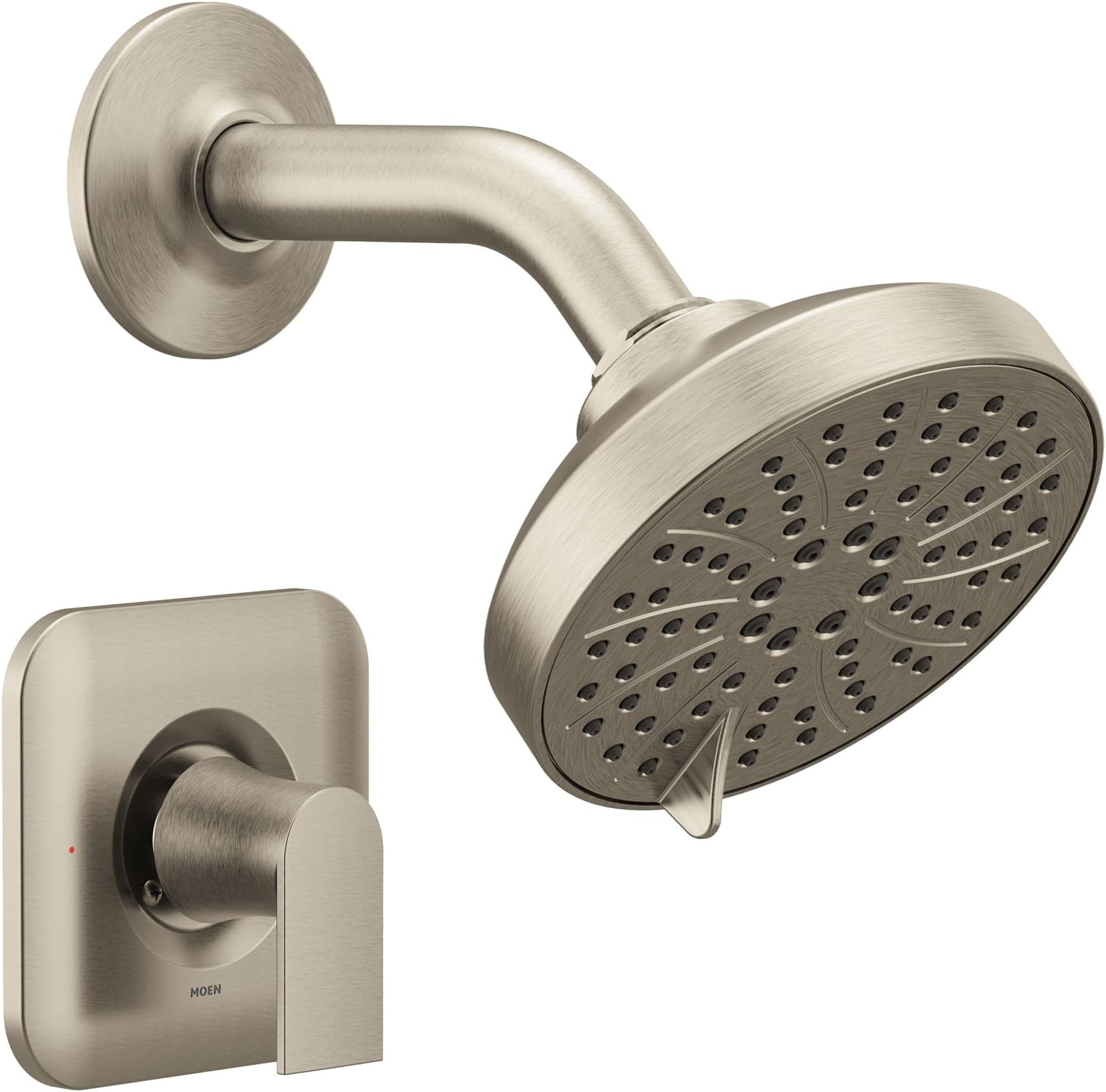 - Genta LX Pressure Balancing Eco-Performance Modern Shower Trim with Showerhead and Lever Handle, Posi-Temp Valve Required, Brushed Nickel, T2472EPBN