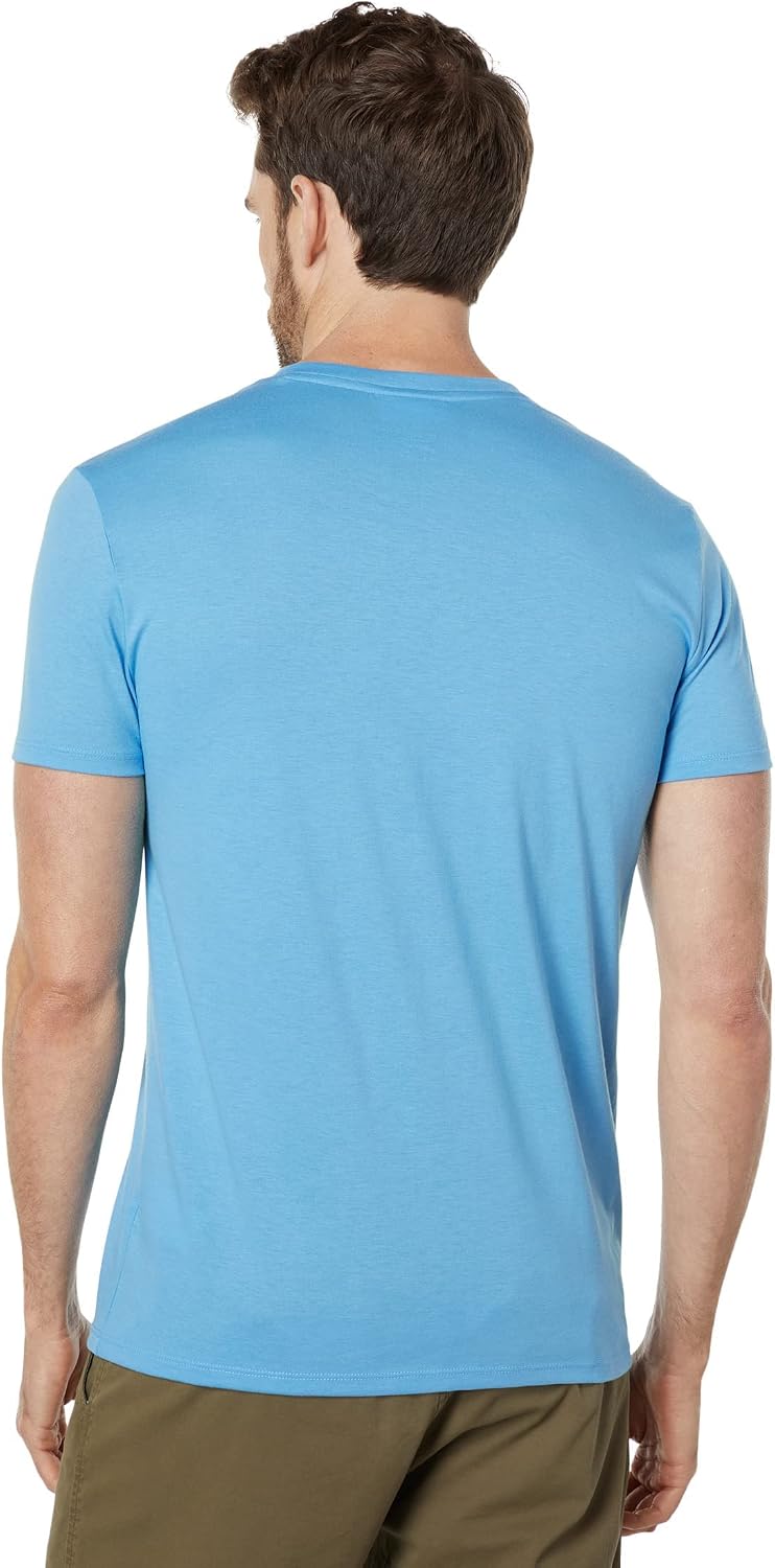 Lacoste Men's Short Sleeve V-Neck Pima Cotton Jersey T-Shirt