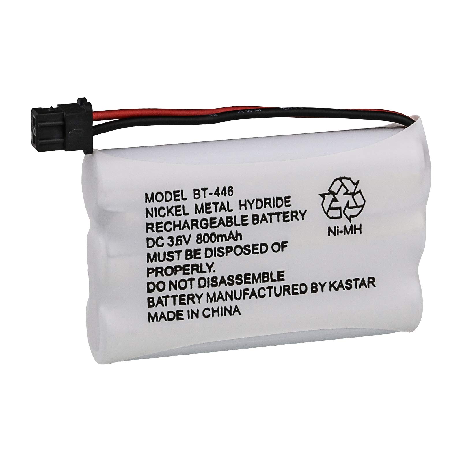 Rechargeable Replacement Bt-446 Battery for Uniden Cordless Phone DC 3.6V 800 mAh