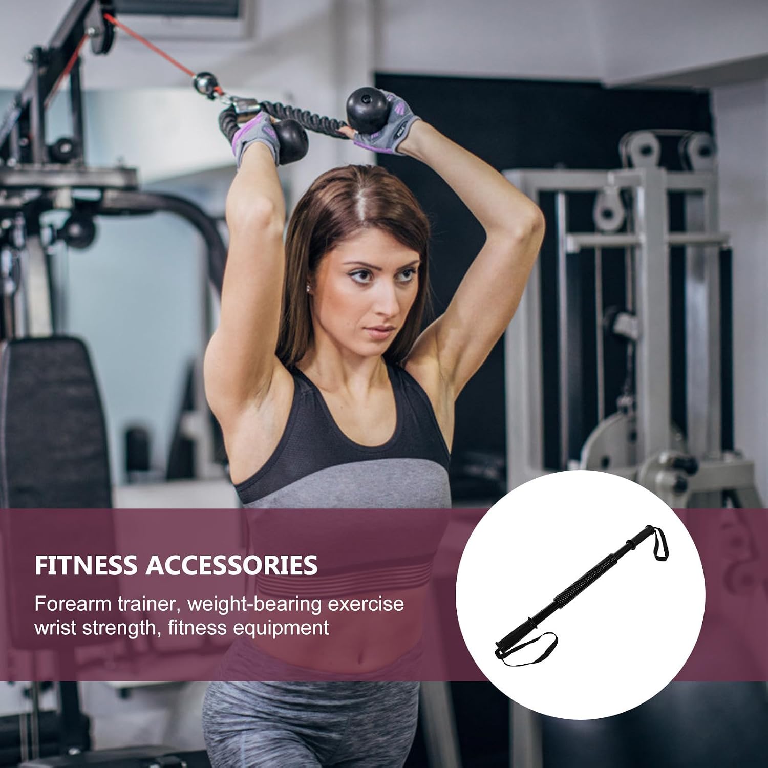 Arm Strength Trainer Flexible Fitness Training Tool for Home Use