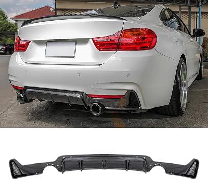 Rear Diffuser for BMW 4 Series F32 M Sport 2014-2019 Carbon Fiber Look