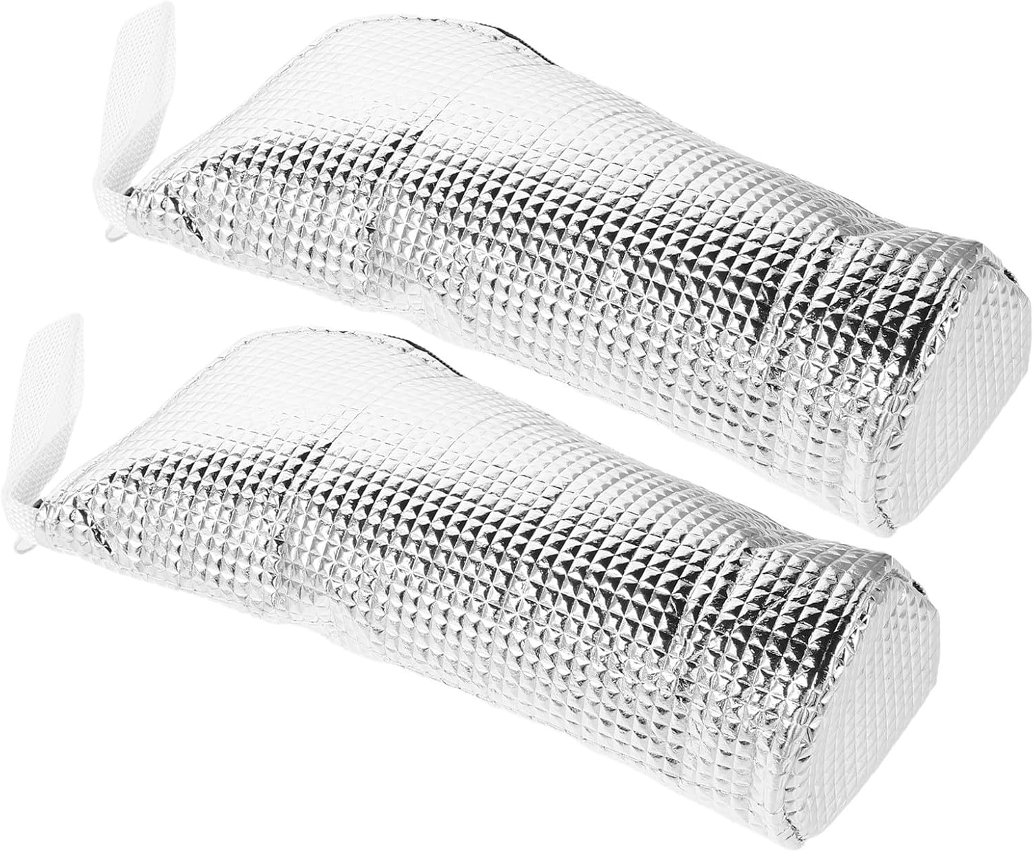 2pcs Insulated Bottle Thermal Bags with Leakproof Aluminum Foil and Plush Material, Portable Stroller Hanging Bottle Carrier for Handsfree Walks and Travel