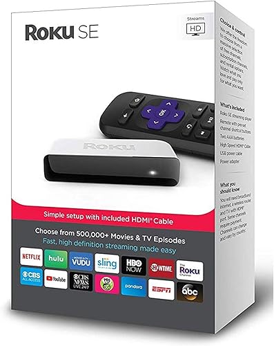 Roku 3900SE SE - Transmisión rápida de alta definición. Fácil en la cartera