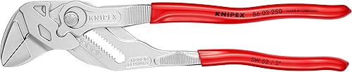 Miniatura 3 de KNIPEX Tools KNIPEX 86 03 250 SBA Llave de alicates y herramientas 86 09 250 V01 - Protectores de mandíbula para nuevas llaves de alicates de 10
