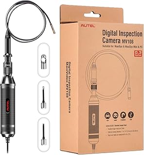 Autel MaxiVideo MV108 Digital Inspection Camera, Video Scope for MS906BT/MK906BT/MS906TS/MK908/MS908S Pro/Elite/MS909/ MS919/Ultra/MS908CV with USB Port, 640x480P, 8.5mm Imager Head