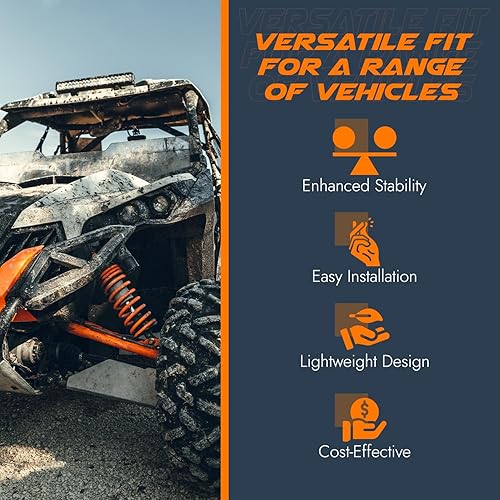 Miniatura 4 de Soporte de amortiguador de 3 pulgadas, acero HRP & O de 0.236 in, orificio de perno de 12 pulgada, se adapta a tubo de 1.75 a 3 pulgadas, soporte de