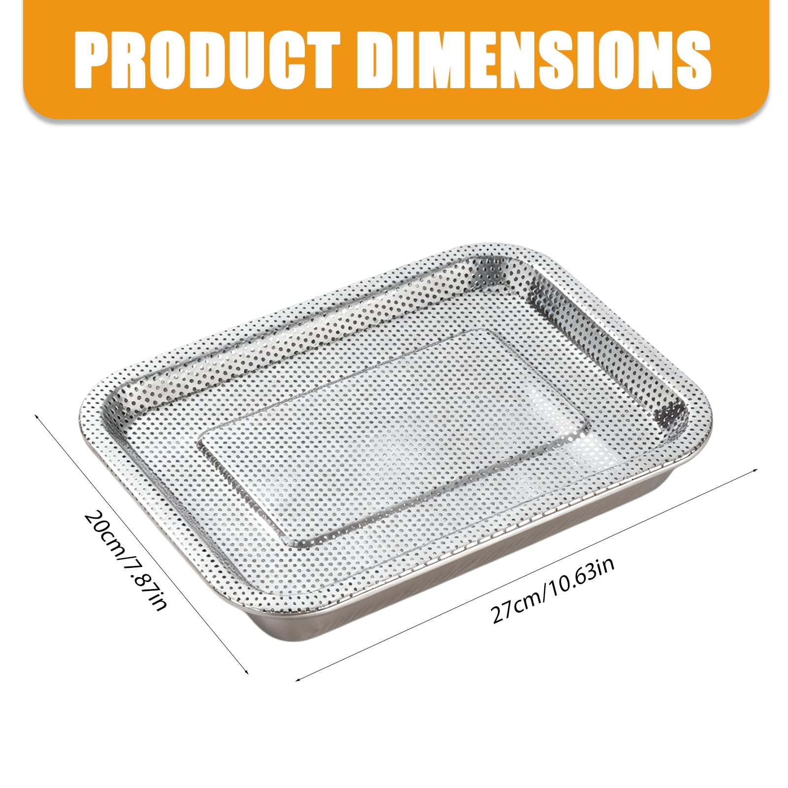 BORDEAG Plateaux De Germination: Lot De 2 27 × 20 Cm Plateau Semis en Acier Inoxydable, Bac à Germination pour Hydroponiques, Salade Feuillée, Haricots, De Blé, Hydroponie, Culture Intérieure