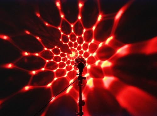 Miniatura 3 de 3W E26 lámpara de bola de discoteca RGB giratoria LED luz estroboscópica activada por sonido para la etapa del partido, control remoto