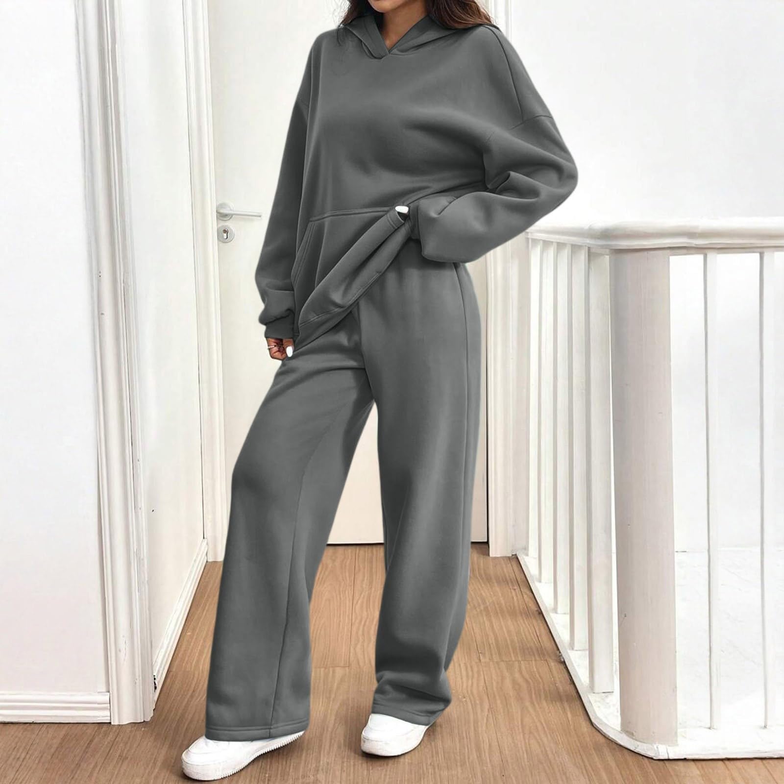 Tuta Da Donna Tute 2 Pezzi Casual Sportiva Completi Invernale Da Ginnastica
