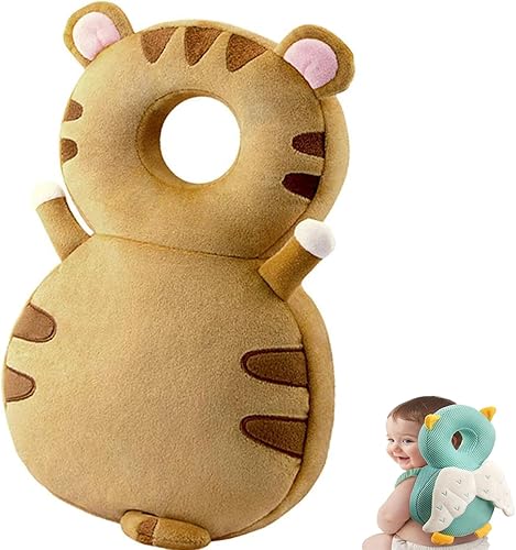 Mochila protectora de cabeza para andador de bebé, protección ajustable para la cabeza del bebé, mochila de seguridad para bebés de 5 a 24 meses,