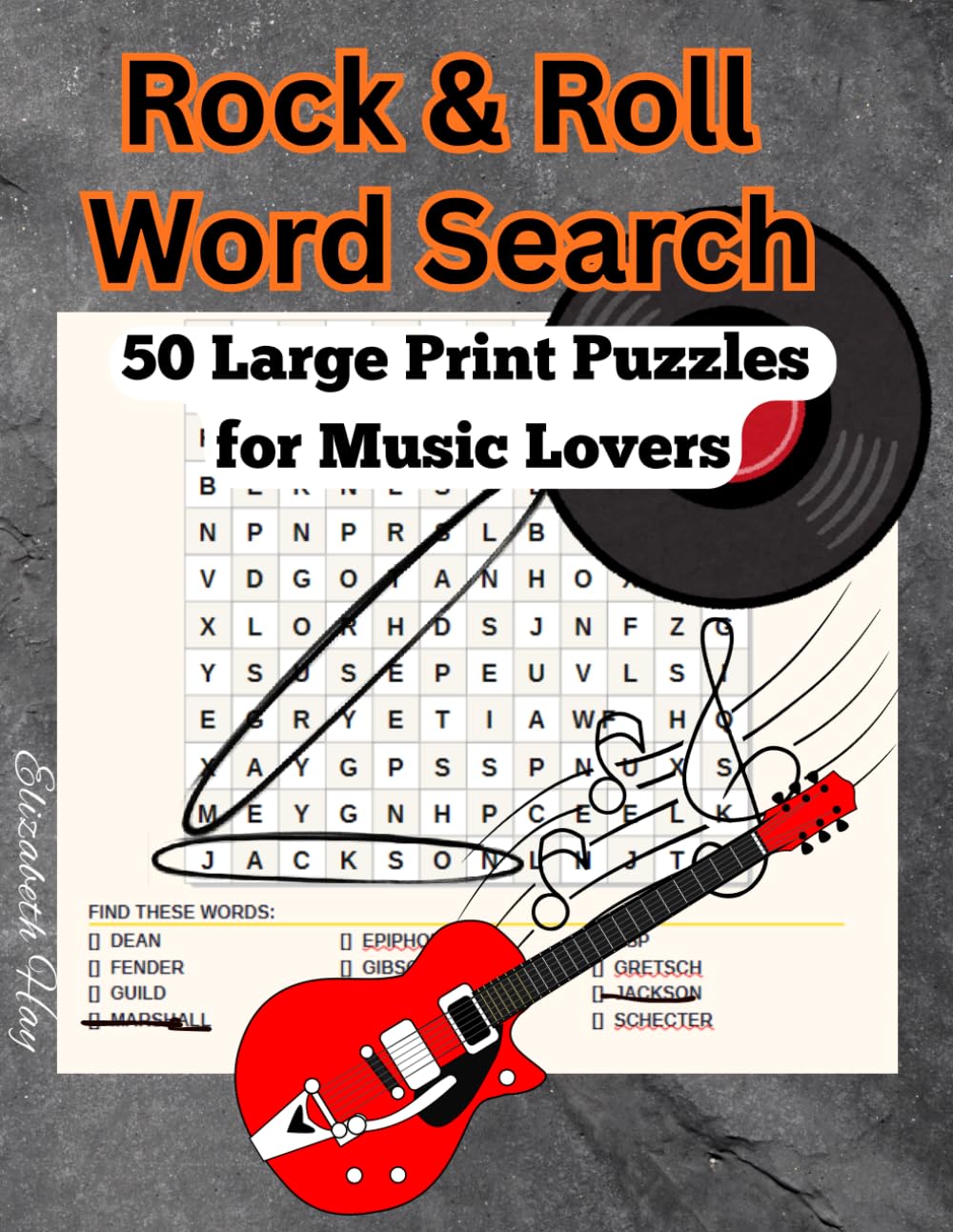 Rock & Roll Word Search: 50 Large Print Puzzles for Music Lovers