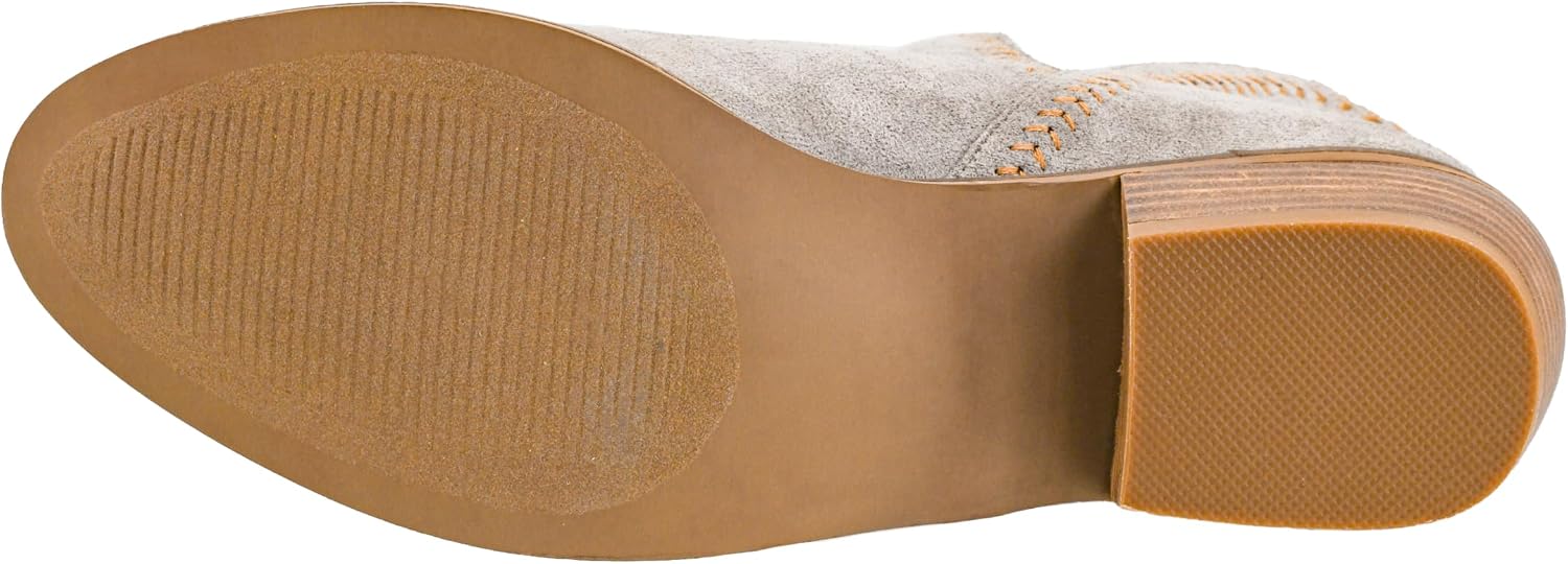 Corkys Footwear Bluffin Bootie, Stylish Bootie with Cushioned Insoles For All Day Wear, A Full Heel Zip For Easy On and Off, and Stitching Along The Upper For Character